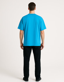 Kisses Tee - aqua blue