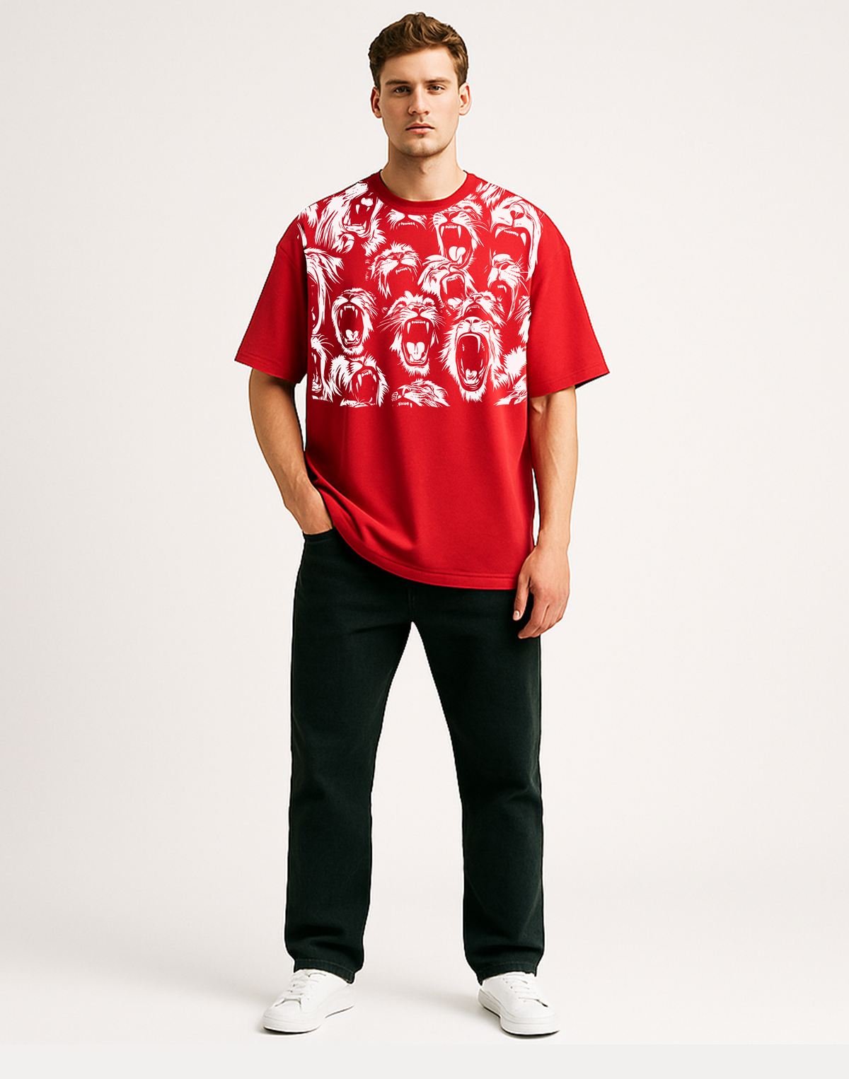 Lion Faces tee