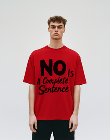 No is a complete sentence