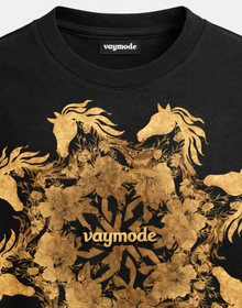 Gold horse