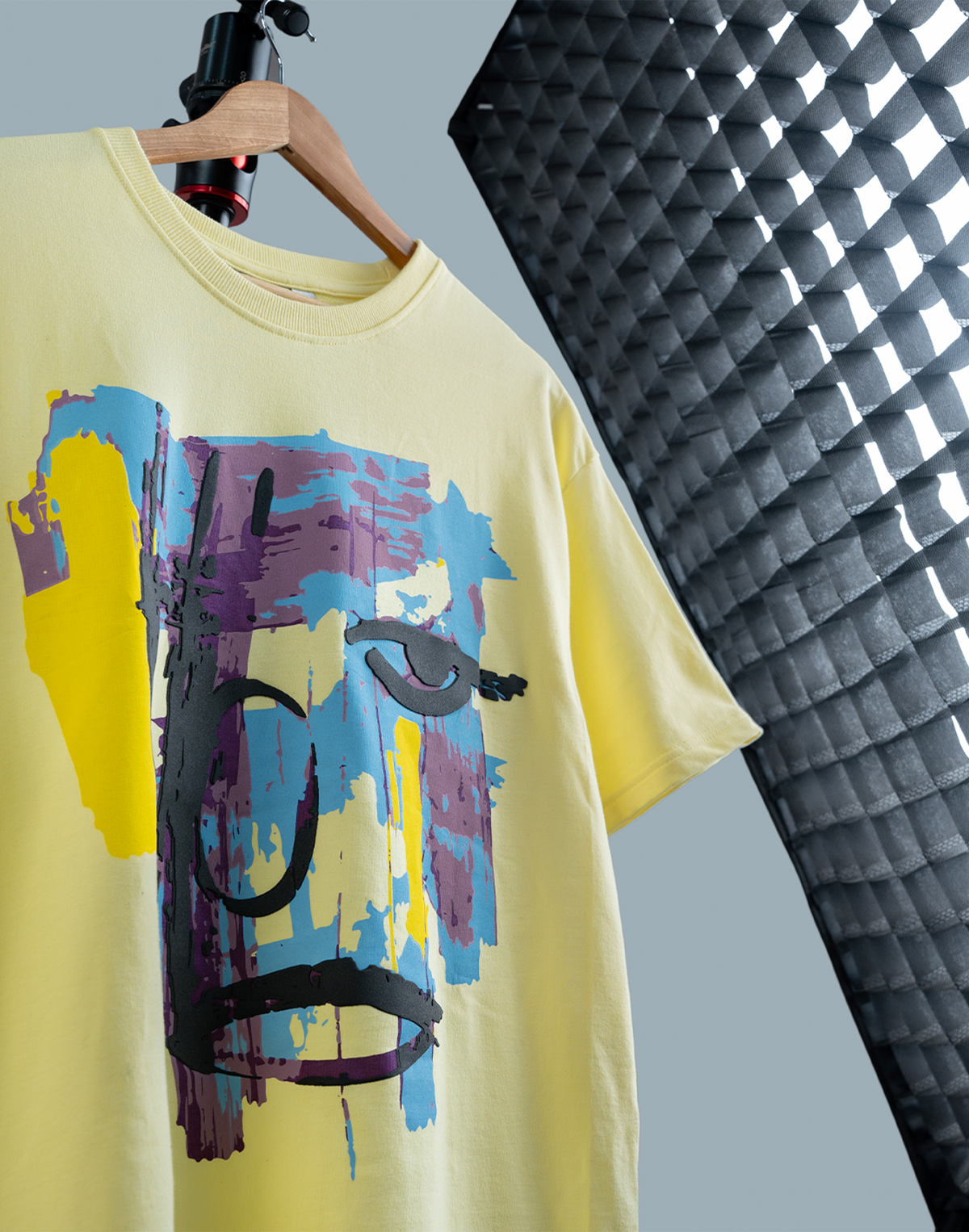 Abstract FACE Oversized T-Shirt