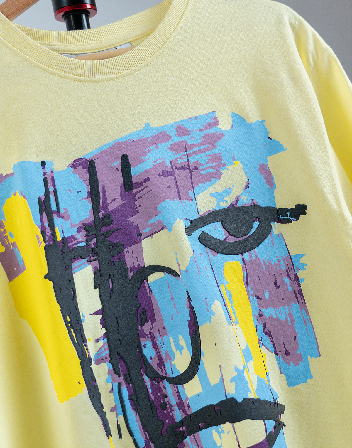 Abstract FACE Oversized T-Shirt